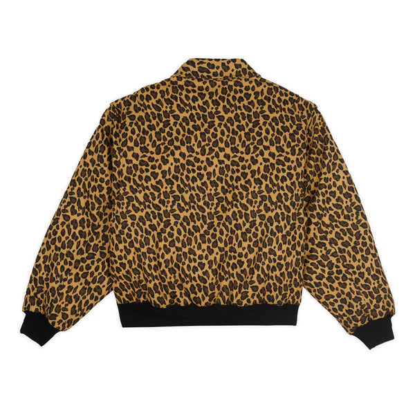 Brain Dead Twill Flight Jacket, Leopard