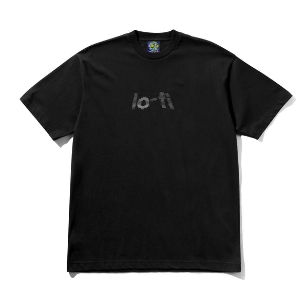 Lo-Fi Type Logo Tee, Black