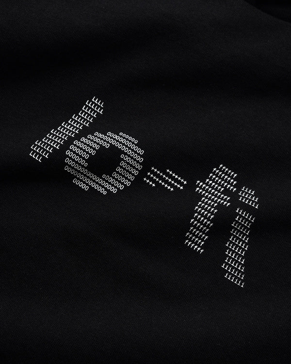 Lo-Fi Type Logo Tee, Black