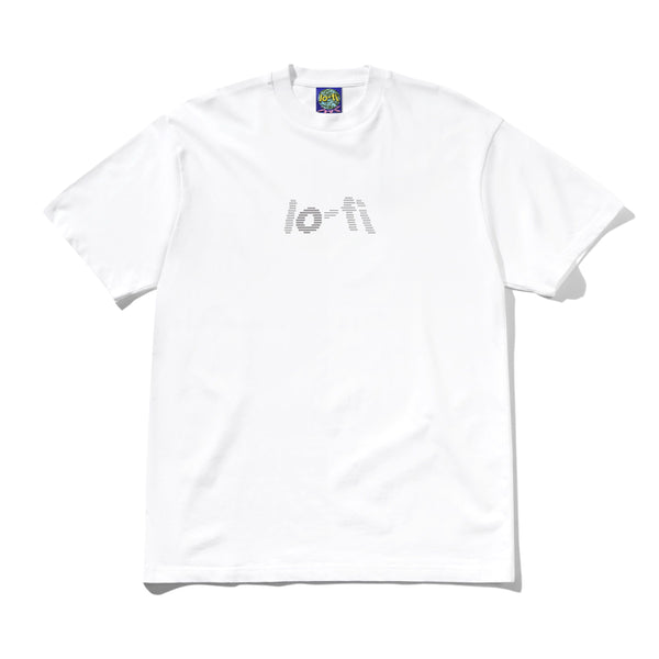 Lo-Fi Type Logo Tee, White