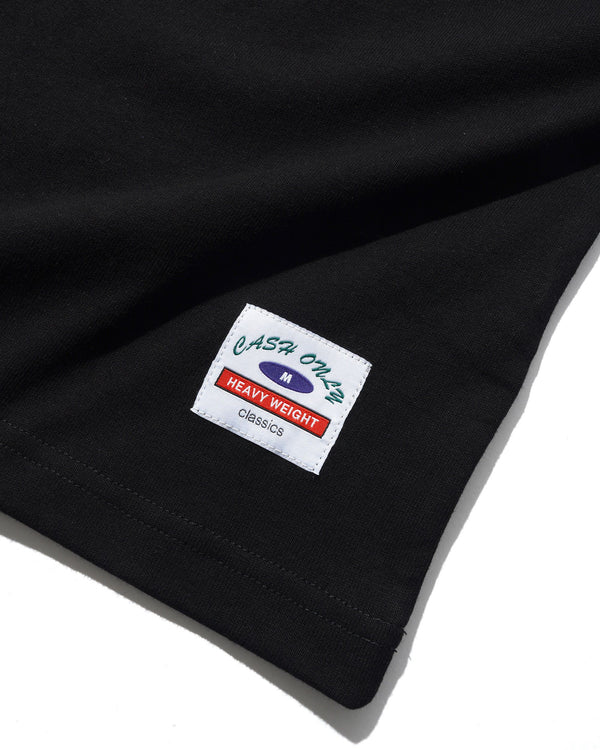 Cash Only Ultra Heavy-Weight Basic Tee, Black