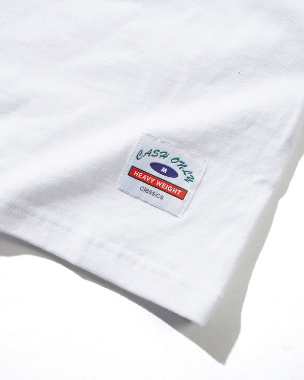 Cash Only Ultra Heavy Weight Basic Tee, White