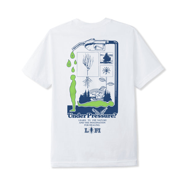 Lo-Fi Under Pressure Tee, White