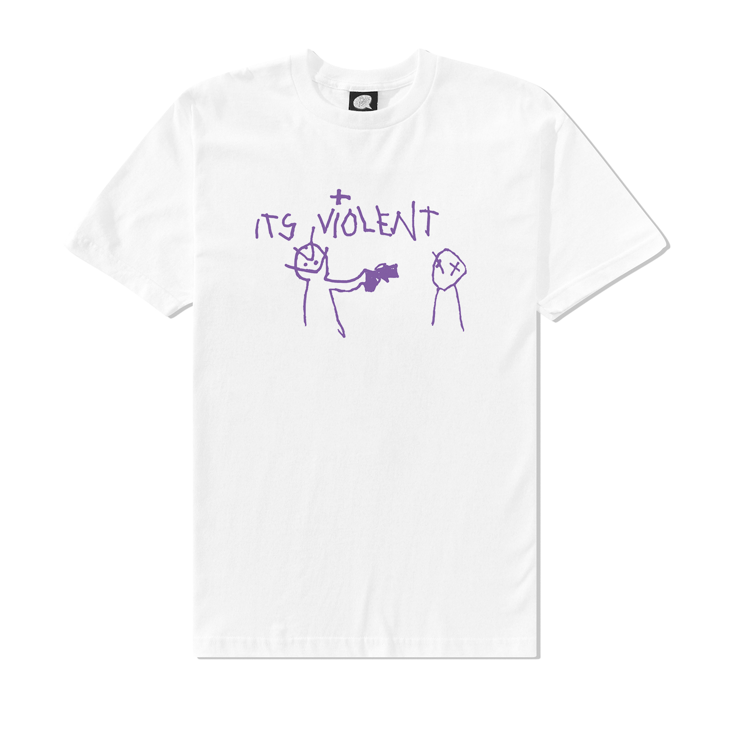 It's Violent Tee, White