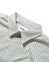 Vertical Stripe S/S Shirt, Dull Mint