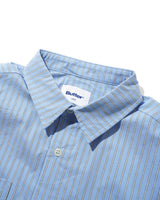 Vertical Stripe S/S Shirt, Sky Blue