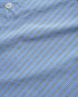 Vertical Stripe S/S Shirt, Sky Blue