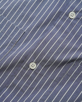 Vertical Stripe S/S Shirt, Stone Blue