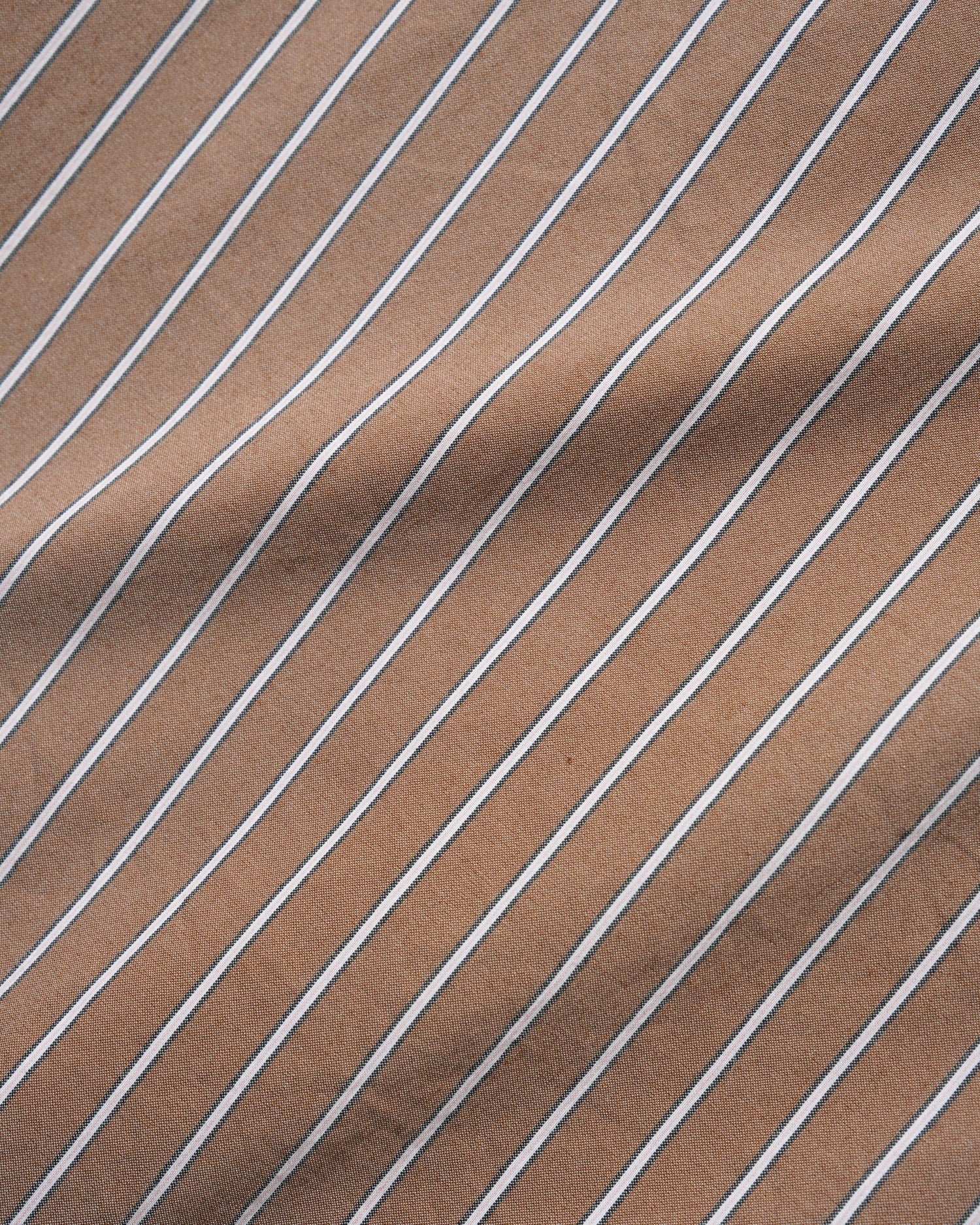 Vertical Stripe S/S Shirt, Tobacco