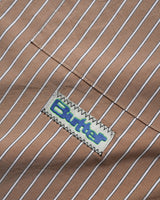 Vertical Stripe S/S Shirt, Tobacco