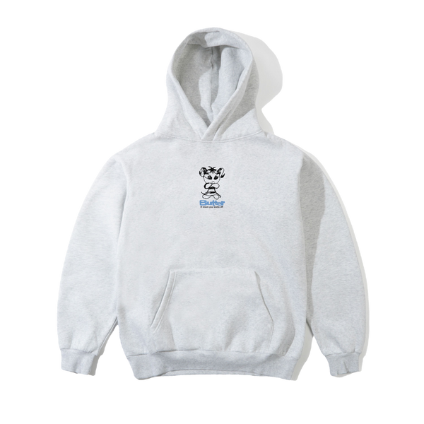 Butter Goods Vexed Pullover Hood, Ash