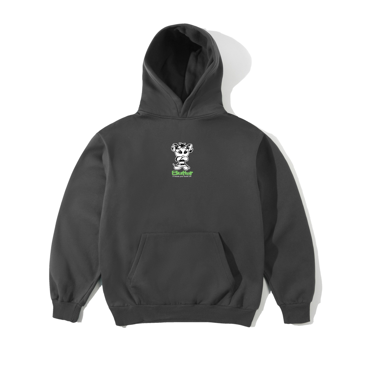 Vexed Pullover Hood, Charcoal