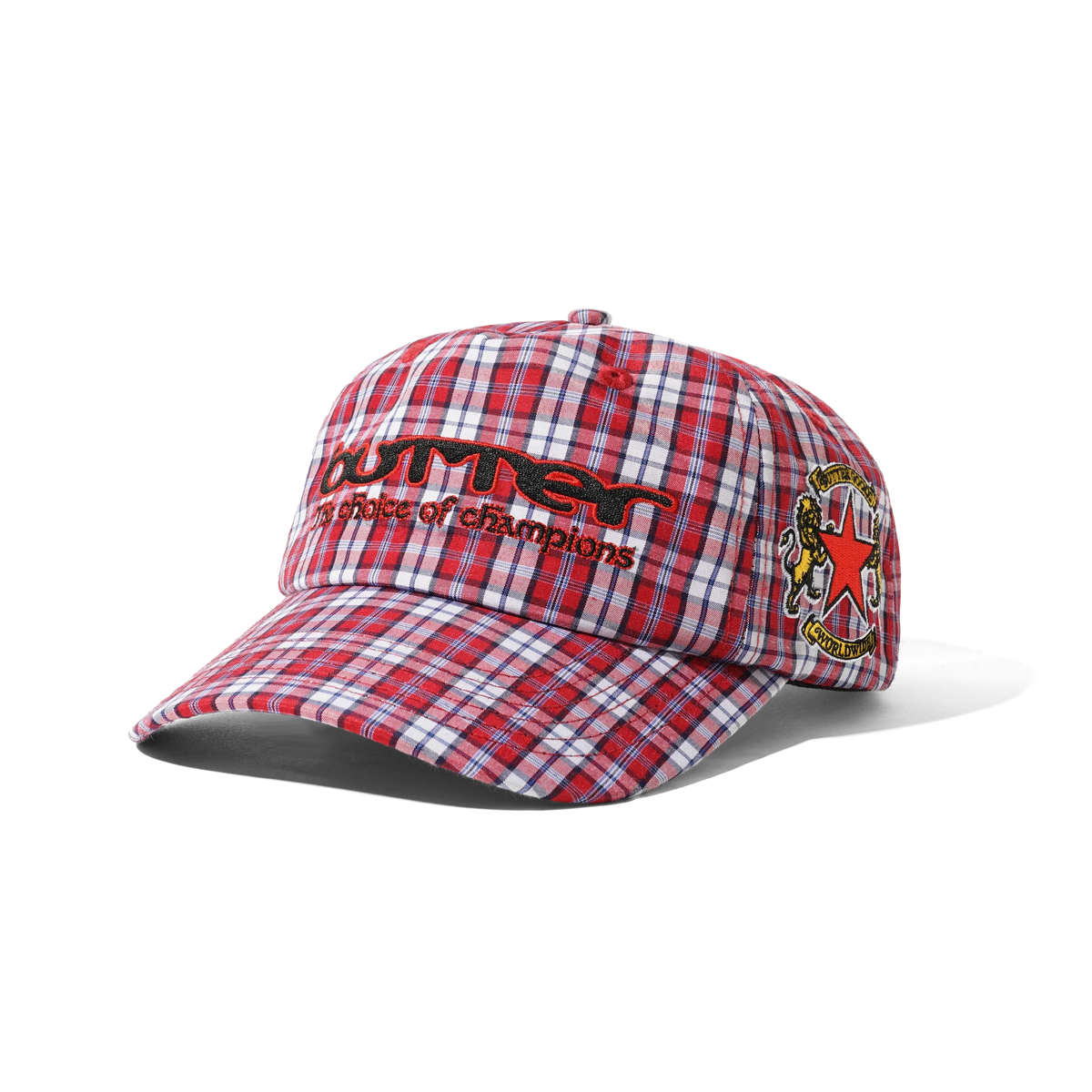 Victory 5 Panel Cap, Plaid