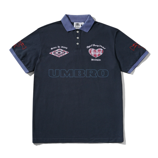 Butter Goods Victory Polo, Navy / Slate