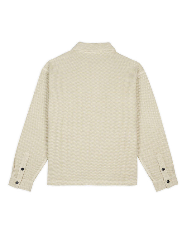 Brain Dead Waffle Button Front Shirt, Tan