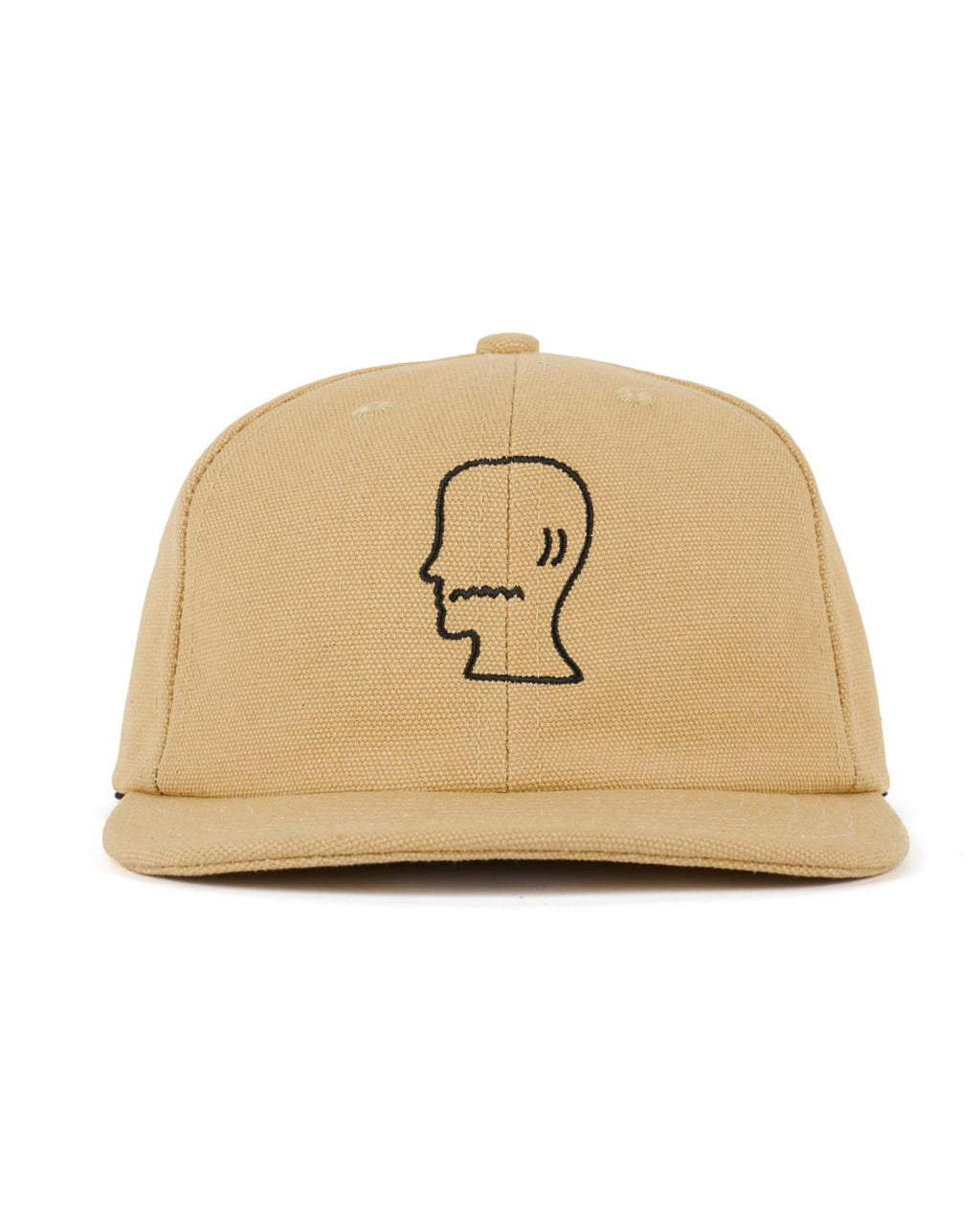 Washed Twill Logohead Hat, Ochre