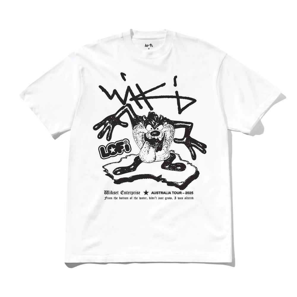 【DIME】AXE T-SHIRT / WHITE Dime Axe Tee, White – Lo-Fi