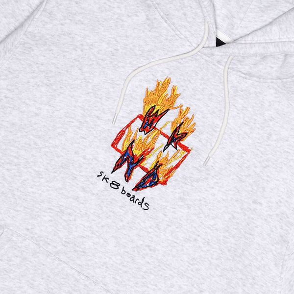 WKND Ashed Out Pullover, Heather Grey