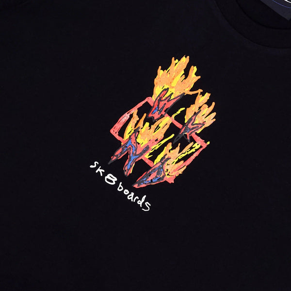 WKND Ashed Out Tee, Black