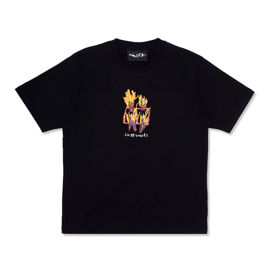 Ashed Out Tee, Black