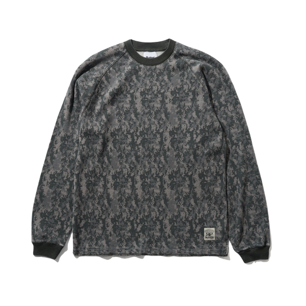 Butter Goods Waffle L/S Top, Digital Camo