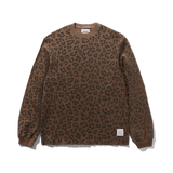 Waffle L/S Top, Leopard