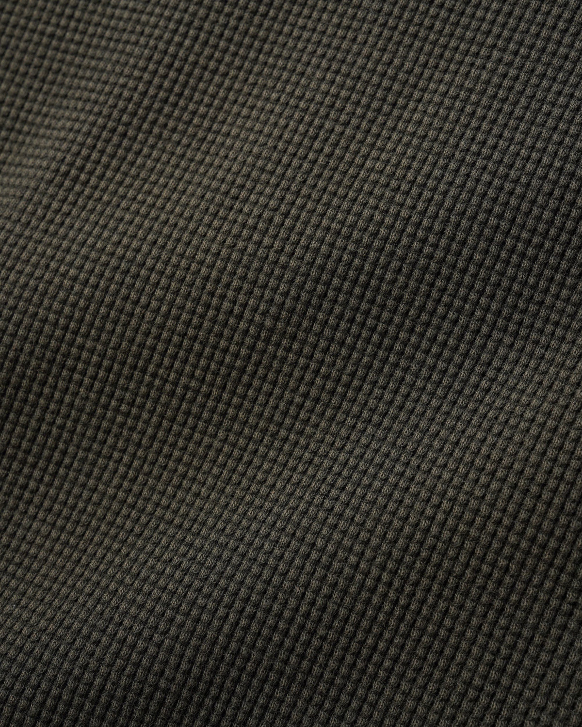 Waffle L/S Top, Washed Dark Grey