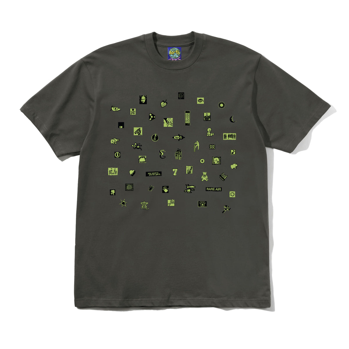 Want It Tee, Charcoal