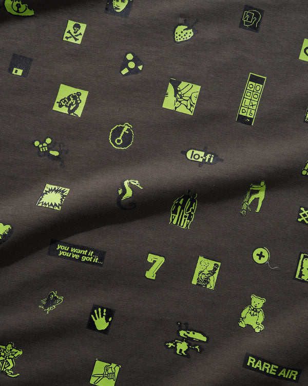 Lo-Fi Want It Tee, Charcoal