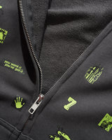 Want It Zip-Thru Hood, Charcoal