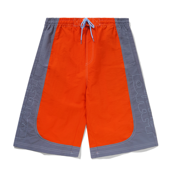 Butter Goods Warped Boardshorts, Orange / Slate