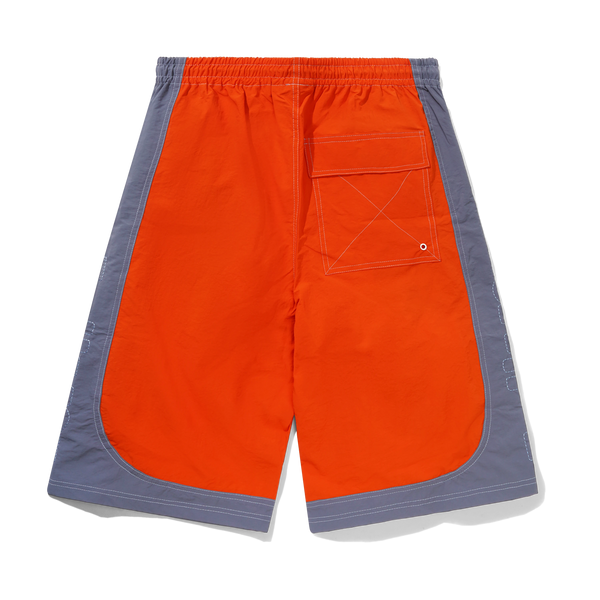 Butter Goods Warped Boardshorts, Orange / Slate