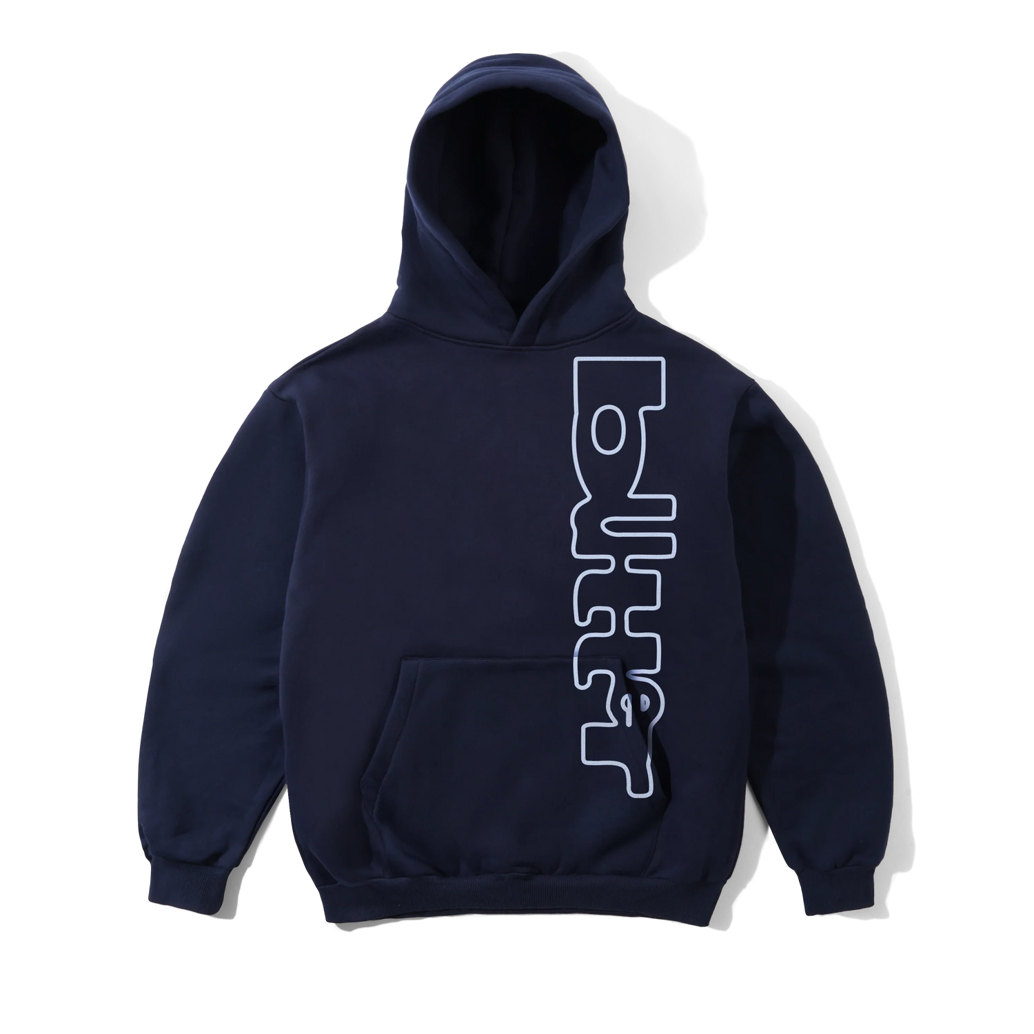 Warped Pullover Hood, Navy