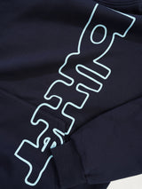 Warped Pullover Hood, Navy