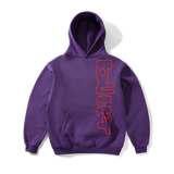 Warped Pullover Hood, Purple