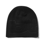 Warped Skully Beanie, Black