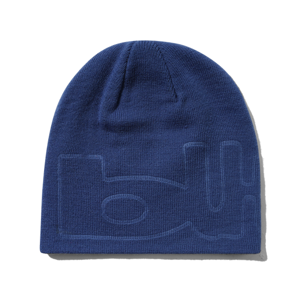 Butter Goods Warped Skully Beanie, Marine