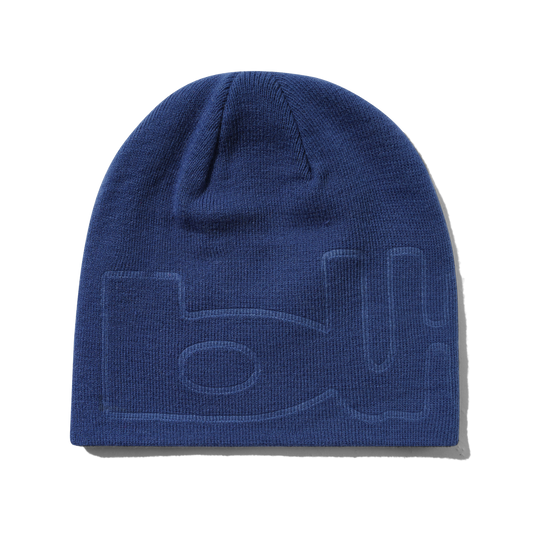 Warped Skully Beanie, Marine