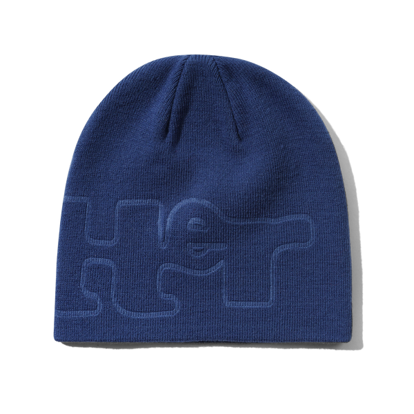 Butter Goods Warped Skully Beanie, Marine