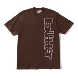 Warped Tee, Chestnut