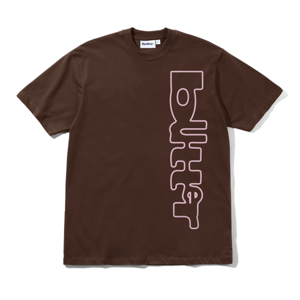 Butter Goods Warped Tee, Chestnut