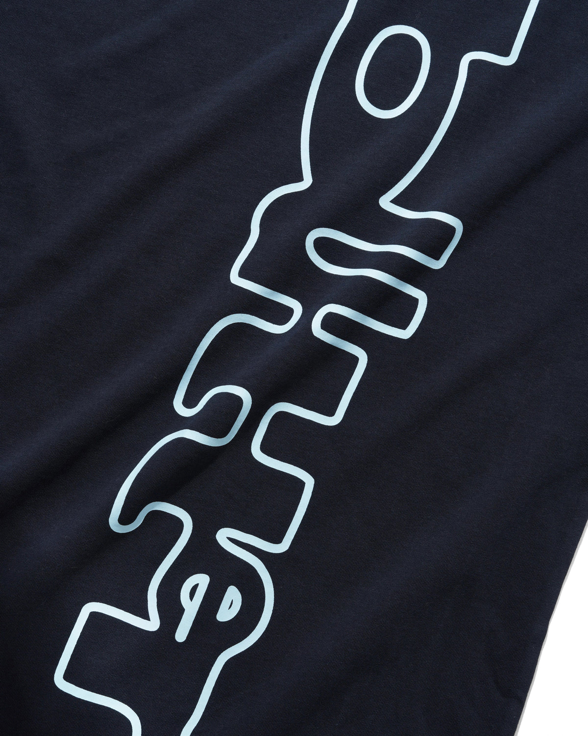 Warped Tee, Navy