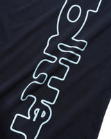 Warped Tee, Navy