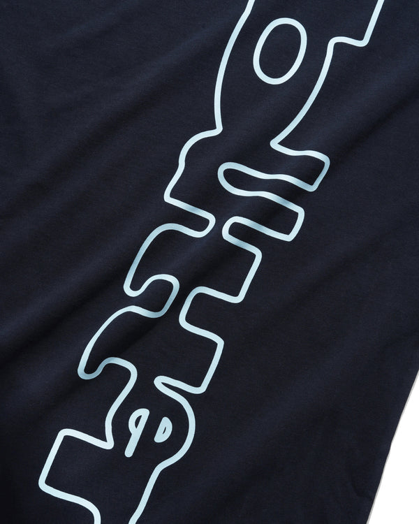 Butter Goods Warped Tee, Navy