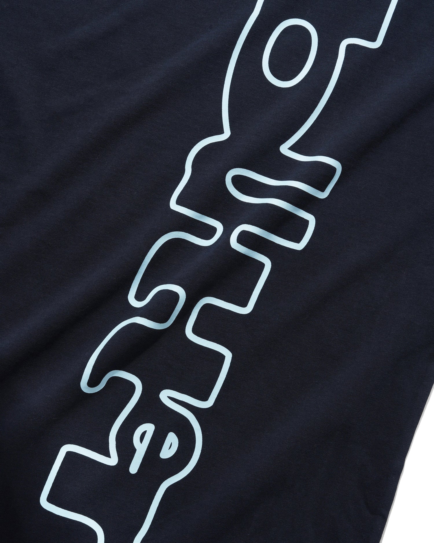 Warped Tee, Navy