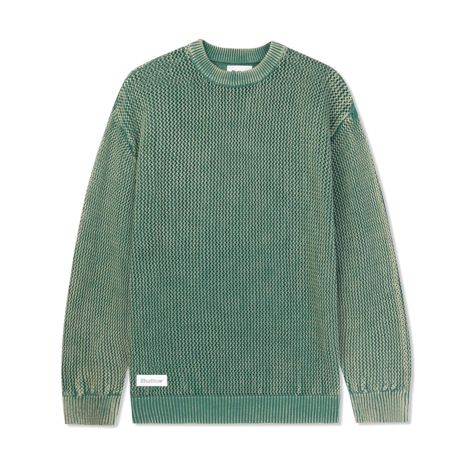 Washed Knitted Sweater, Washed Army