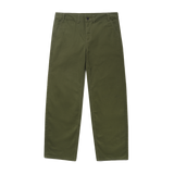 Washed Relaxed Pants, Army