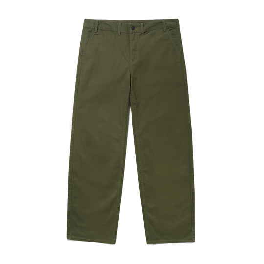 Washed Relaxed Pants, Army