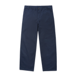 Washed Relaxed Pants, Navy