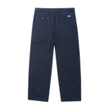 Washed Relaxed Pants, Navy